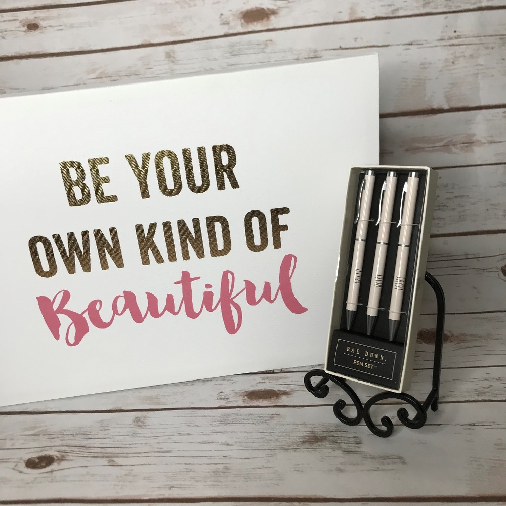 Rae Dunn Faith Hope Love Ballpoint Pen Set